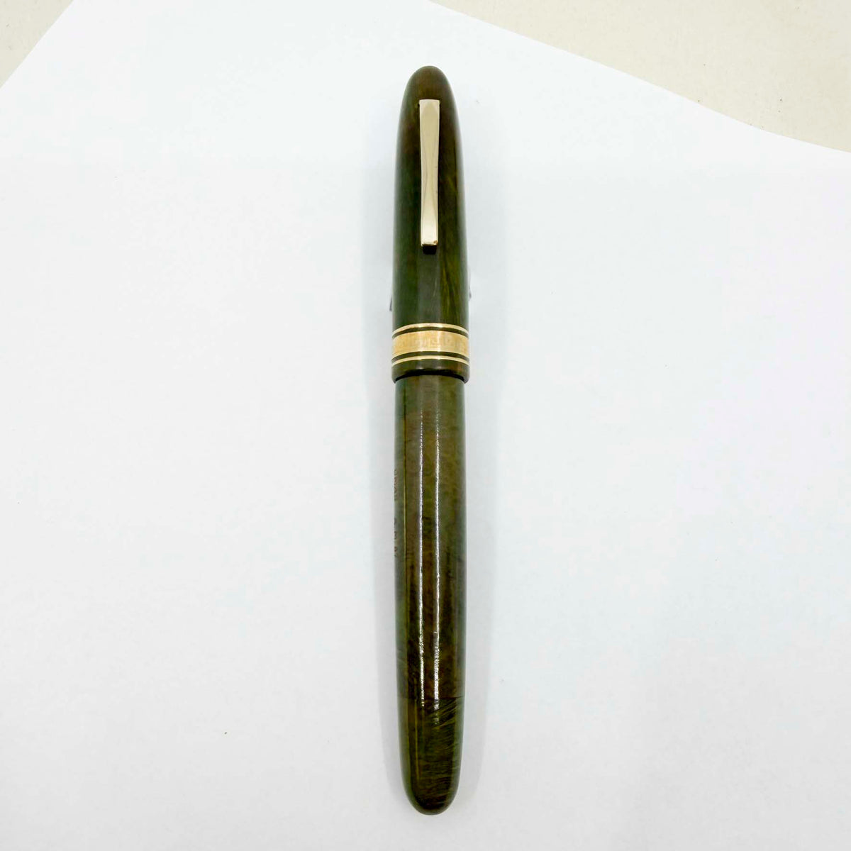 OMAS A. M. 87 Briarwood Fountain Pen (The Oversized Profile Within the Series) - Flexible Medium 14kt Gold Nib (Late 1980s)