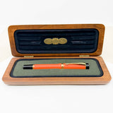 Parker "Big Red" (Orange) Duofold Centennial (Largest Size) Fountain Pen - Medium 18kt Gold Nib