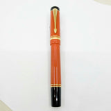 Parker "Big Red" (Orange) Duofold Centennial (Largest Size) Fountain Pen - Medium 18kt Gold Nib