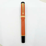 Parker "Big Red" (Orange) Duofold Centennial (Largest Size) Fountain Pen - Medium 18kt Gold Nib