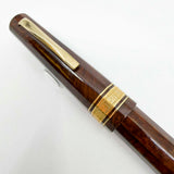 OMAS Cristoforo Colombo II Limited Edition Briarwood Faceted Fountain Pen - Medium 18kt Gold Nib
