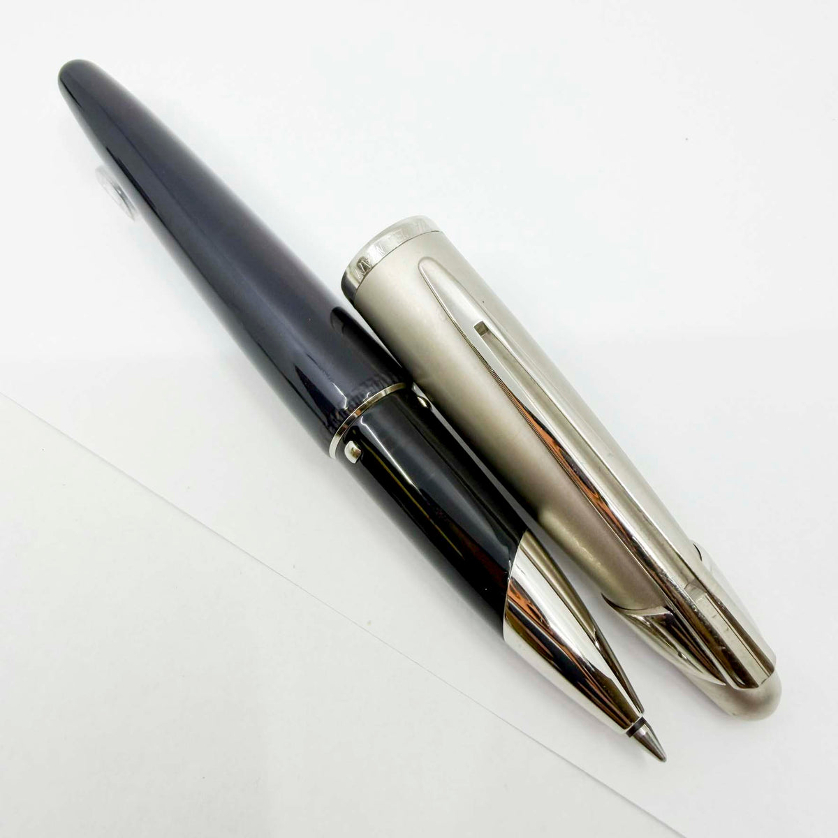 Waterman Edson Black Diamond Rollerball Pen