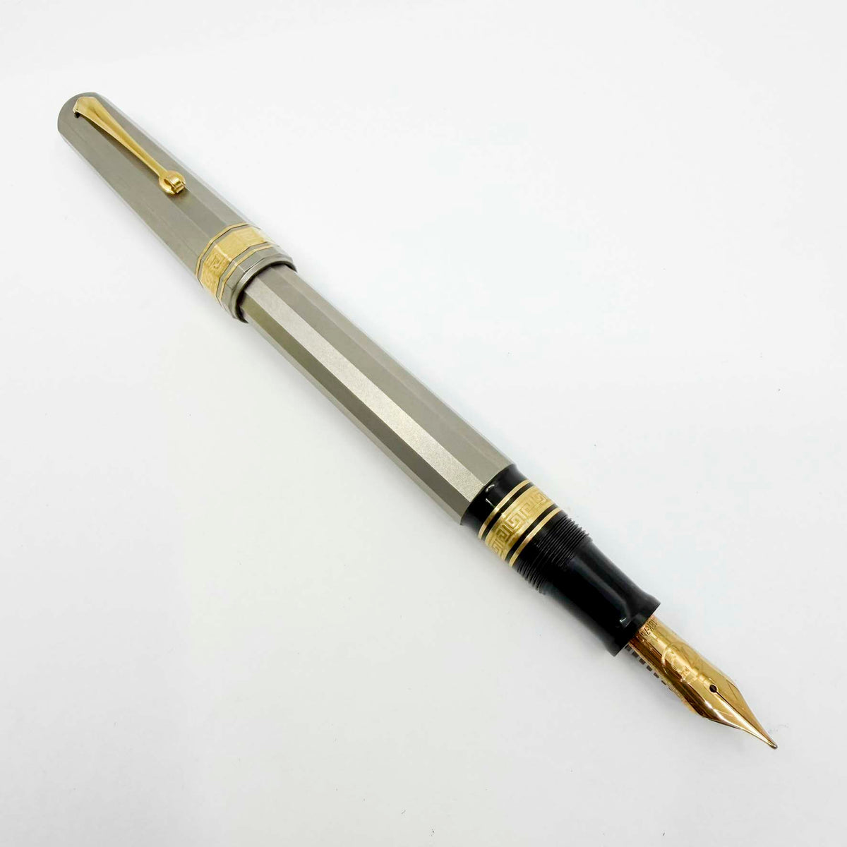 OMAS T-2 Titanium 75th Anniversary Limited Edition Fountain Pen - Medium 18kt Gold Nib