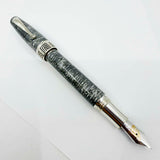 Montegrappa Extra 1930 Special Limited Edition "Shiny Circles Celluloid" Fountain Pen - Fine 19kt Gold Nib - #06 of 35 Pens Made!