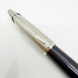 Waterman Edson Black Diamond Fountain Pen - Medium 18kt Gold  Nib - SCARCE!