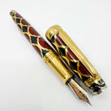 Michel Perchin Year of the Dragon Limited Edition Fountain Pen (Year 2000) - Medium 18kt Gold Nib