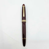 Montblanc Meisterstuck Bordeaux Resin #147 LeGrand Traveler Fountain Pen - Broad 14kt Gold Nib