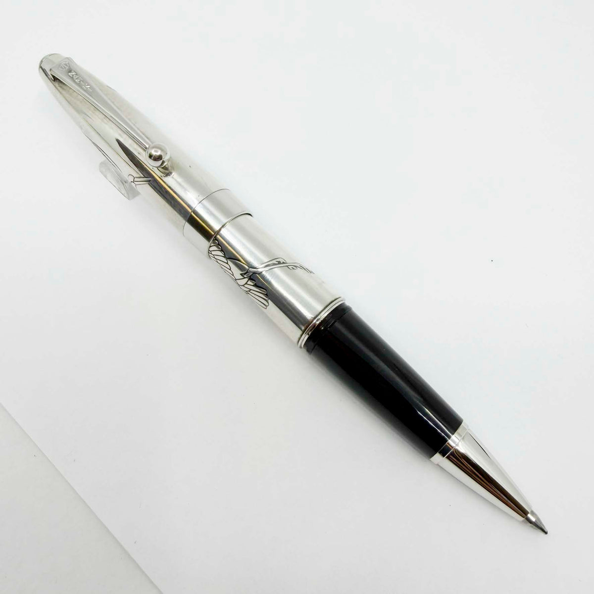 Namiki Sterling Silver Flying Crane Rollerball Pen