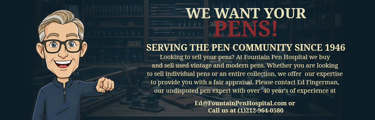 Back Room - We Want Your Pens! Call or Email Ed at ed@fountainpenhospital.com or call at (1)212-964-0580