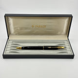 Parker Sonnet Black Lacquer Gold trim circa 1995 - Ball Pen