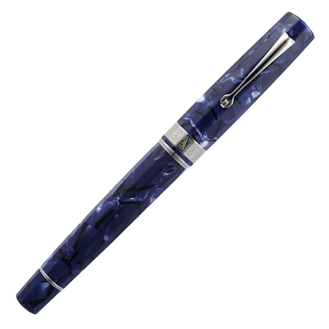 Omas Paragon Blue Royale Silver - Fountain Pen – Fountain Omas Paragon Blue Royale Silver - Fountain Pen – Fountain