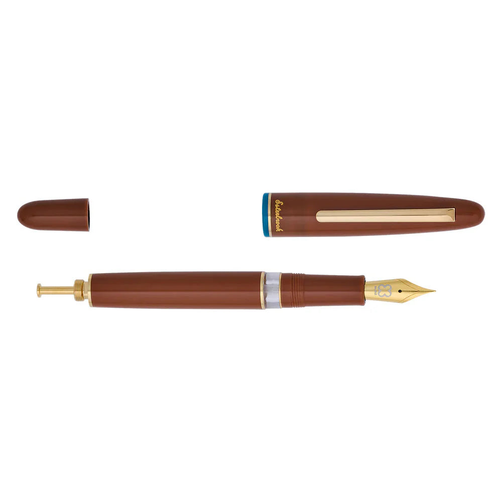 Esterbrook Estie Back to the Land - Gold Incredible Rock Fountain Pen (Button Piston)