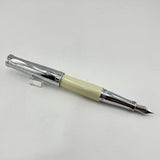 Cross Parasol Curves Cream and Chrome cap - Fountain Pen