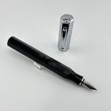 Faber Castell Faceted Ondoro Black Chrome cap - Fountain pen