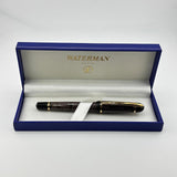 Waterman Phileas Grey Marble  Gold trim -Roller Ball