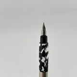 Lamy Logo silver brushed black and white Leopard skin - Fountain Pen