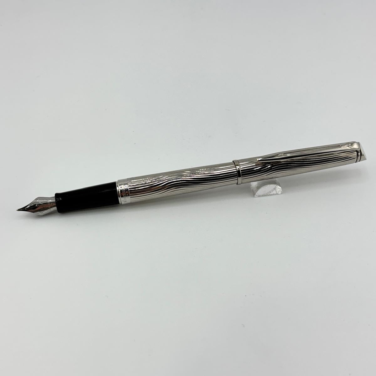 Waterman Hemisphere Deluxe Metal Chrome chased   - Fountain Pen