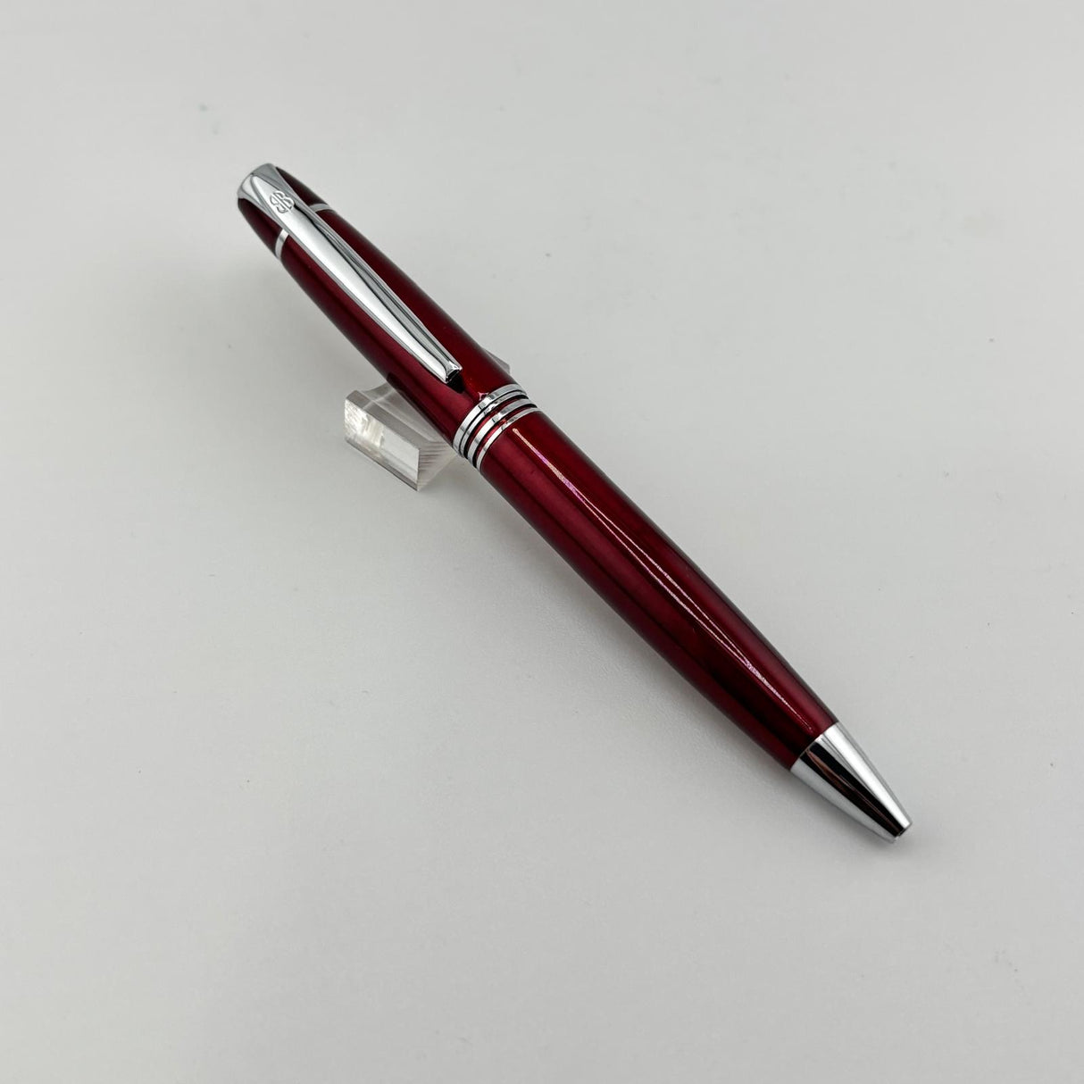 Bill Blass set of 2 pens red lacquer  - Mechanical Pencil and Ball Pen
