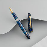 Esterbrook Estie Nouveau Bleu Nouveau Bleu with Gold Trim -  Fountain Pen (Button Piston)