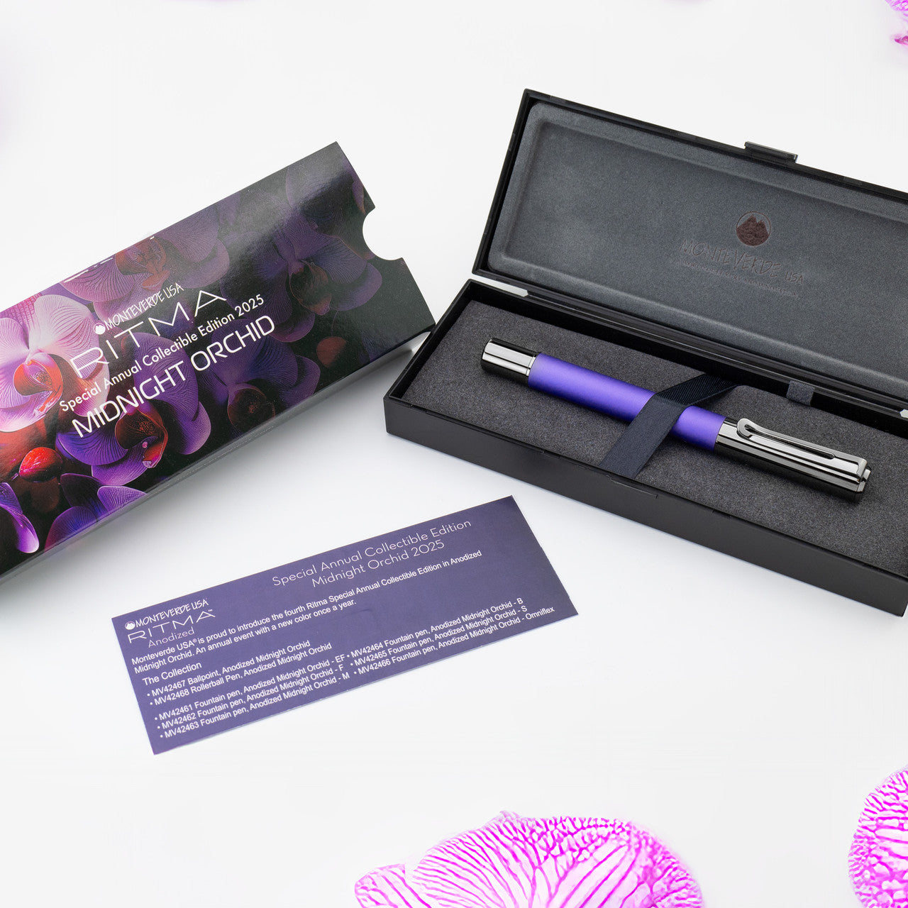 Monteverde USA® Ritma Special Annual Collectible Edition 2025 Midnight Orchid Fountain Pen