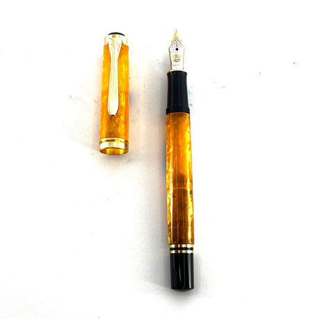 Pelikan Souveran M320 Marbled Orange Fountain Pen