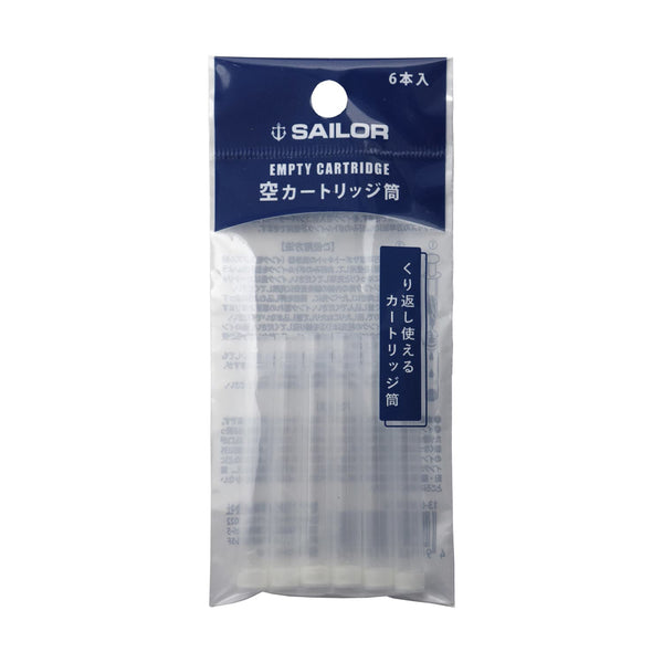 Sailor Empty Ink Cartridge 6-pcs Pack