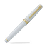 Sailor Pro Gear Slim White with Gold Trim (14k Gold Nib) - Fountain Pen