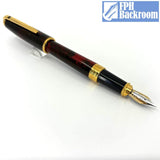 DuPont Orpheo Red/Black Lacquer Fountain Pen